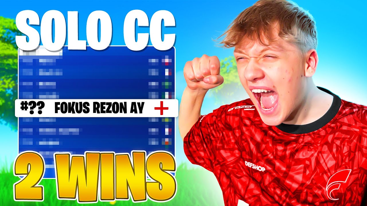 HOW I WON 2 GAMES IN THE SOLO CASH CUP 💰 | Rezon ay