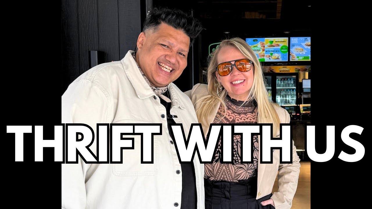 THRIFT WITH US ♻️ TIPS 💚 DIY IDEAS💡OUTFIT INSPO GALORE