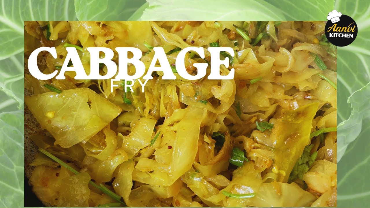 💚 CABBAGE FRY | HEALTHY & TASTY SIDE DISH | QUICK HOMEMADE RECIPE