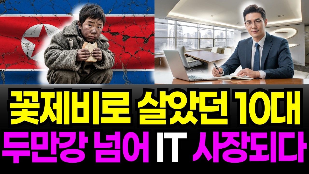 [탈북민이야기]9살 소년이 두만강 얼음 위를 달린 이유... 30년 후 그는 '이곳'의 대표가 되었습니다.