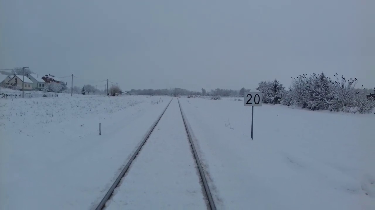 Vlak u snijegu, Požega /Train in the snow, Croatia Požega