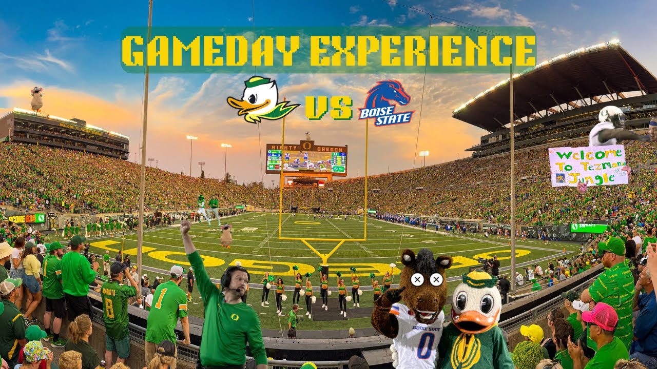 Autzen Gameday Experience - Oregon vs Boise State