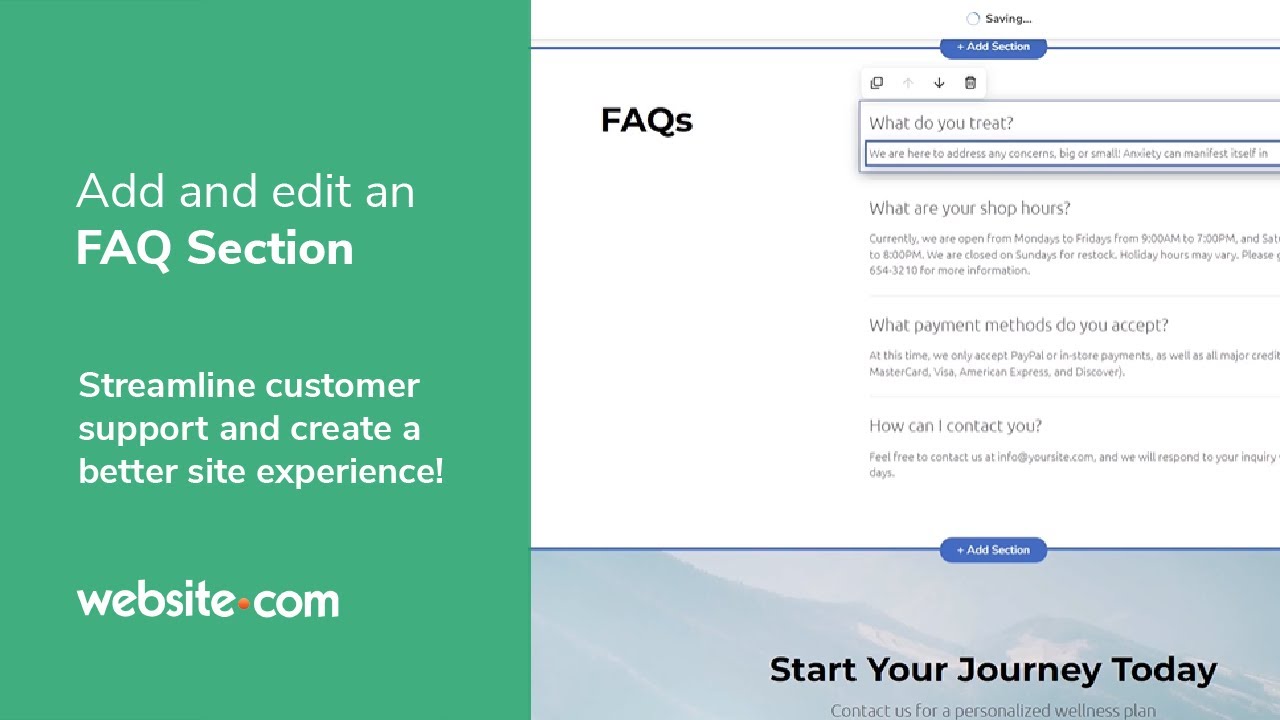 How To Answer Frequently Asked Questions with a FAQ Section on Your Website