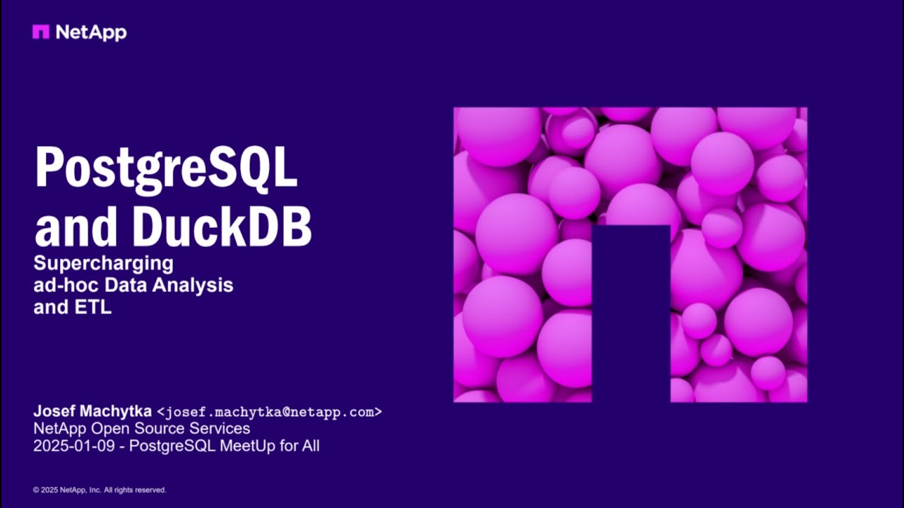 Postgres & DuckDB with Josef Machytka