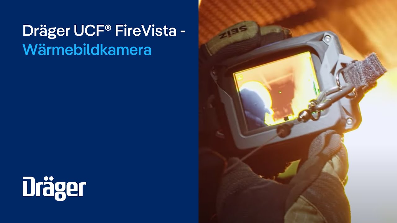 Wärmebildkamera für die Feuerwehr: Dräger UCF® FireVista