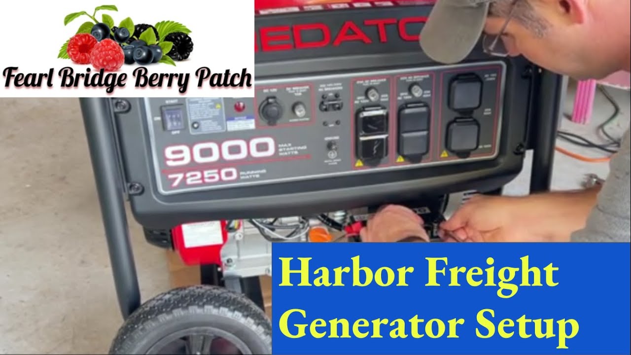 Портативный генератор PREDATOR 9000 Harbor Freight — обеспечивает электроэнергией весь дом
