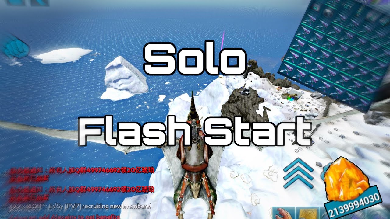 Solo Flash Start Ever…! 🤯😳 | Ark Mobile PvP