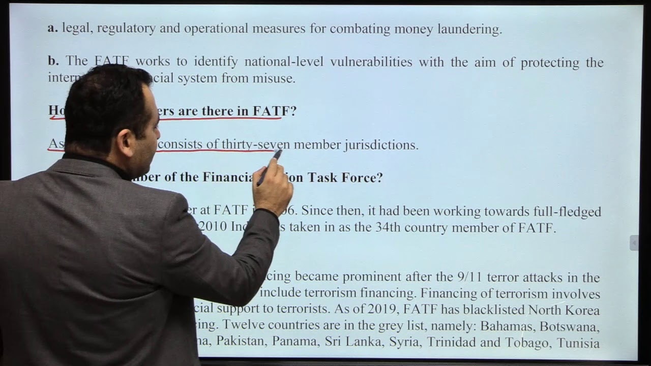 What and Why of FATF? UPSC | IAS