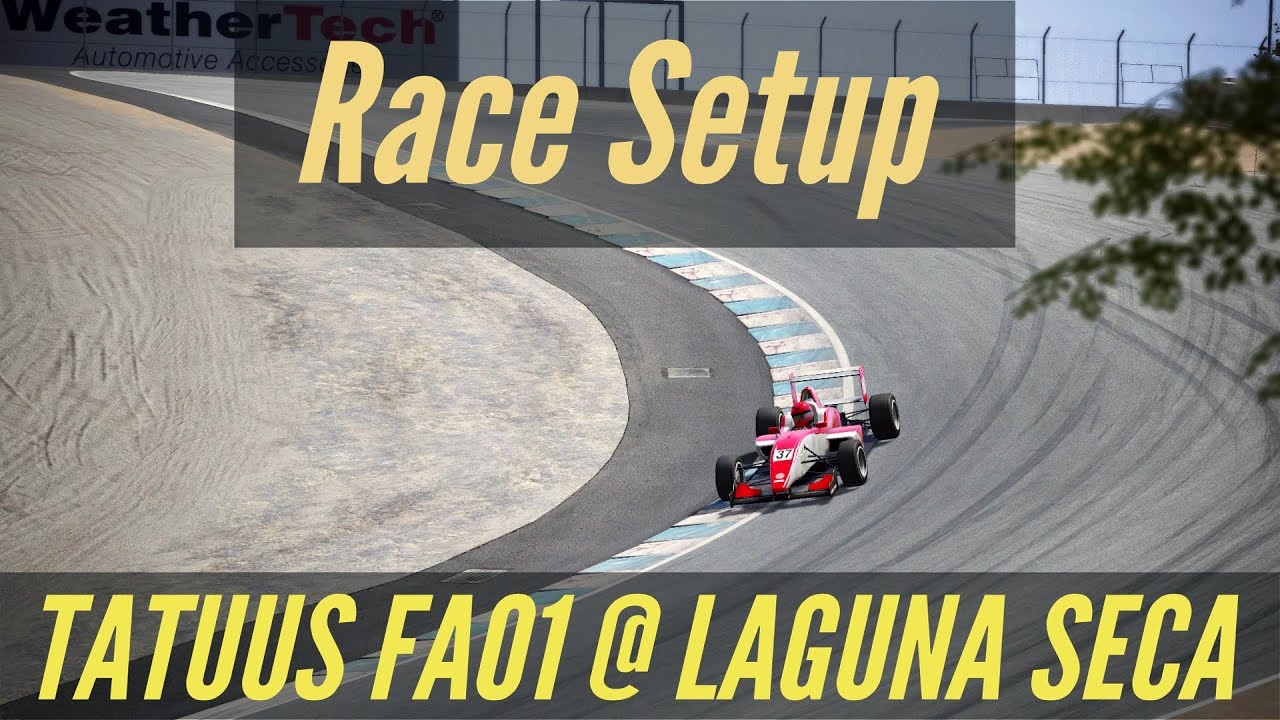Assetto Corsa: Race Setup (Tatuus FA01 @ Laguna Seca)
