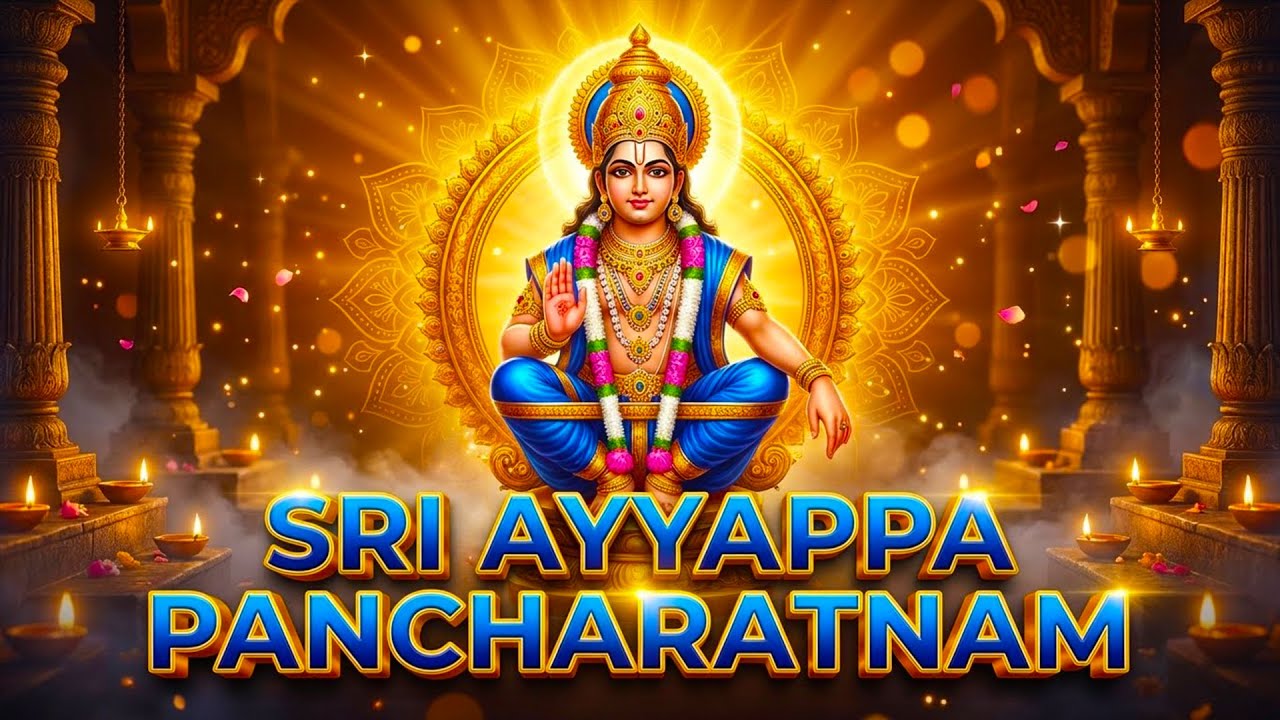 Ayyappa Pancharatnam | Powerful Ayyappa Swamy Stotram | Sabarimala Ayyappa Songs | Ayyappa Mantra