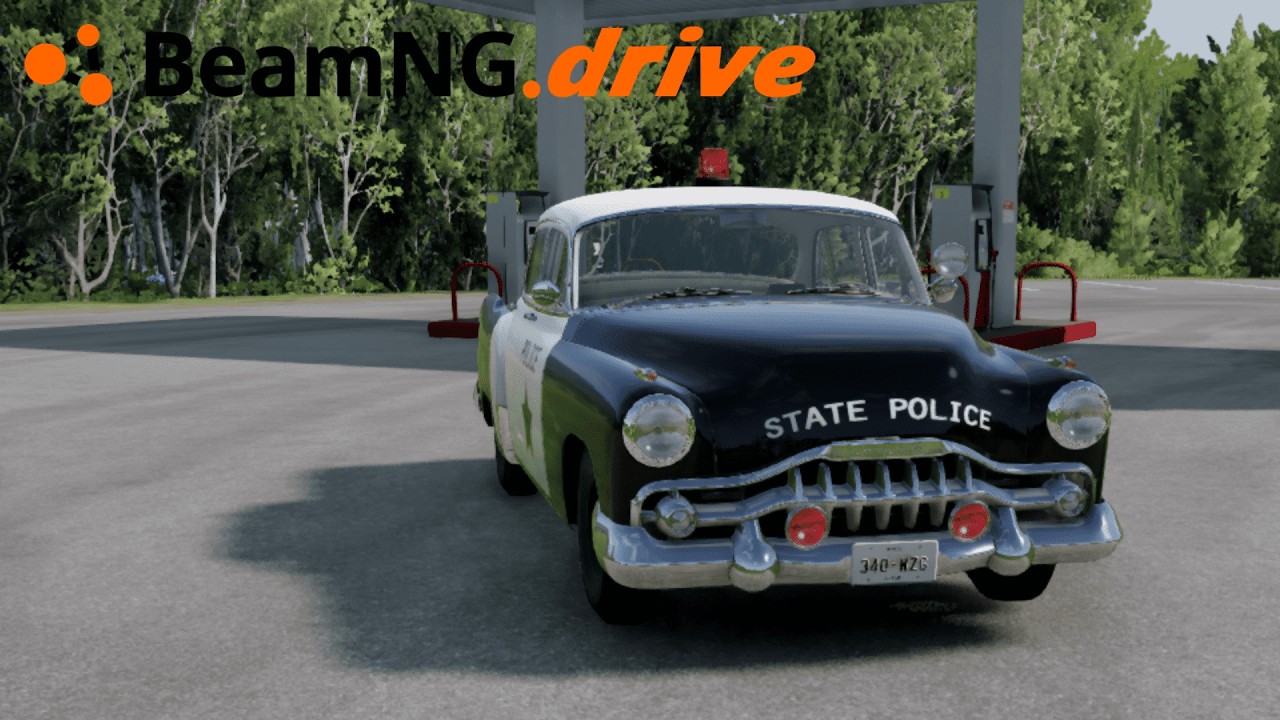 Burnside Special 313 V8 Police car POV Drive