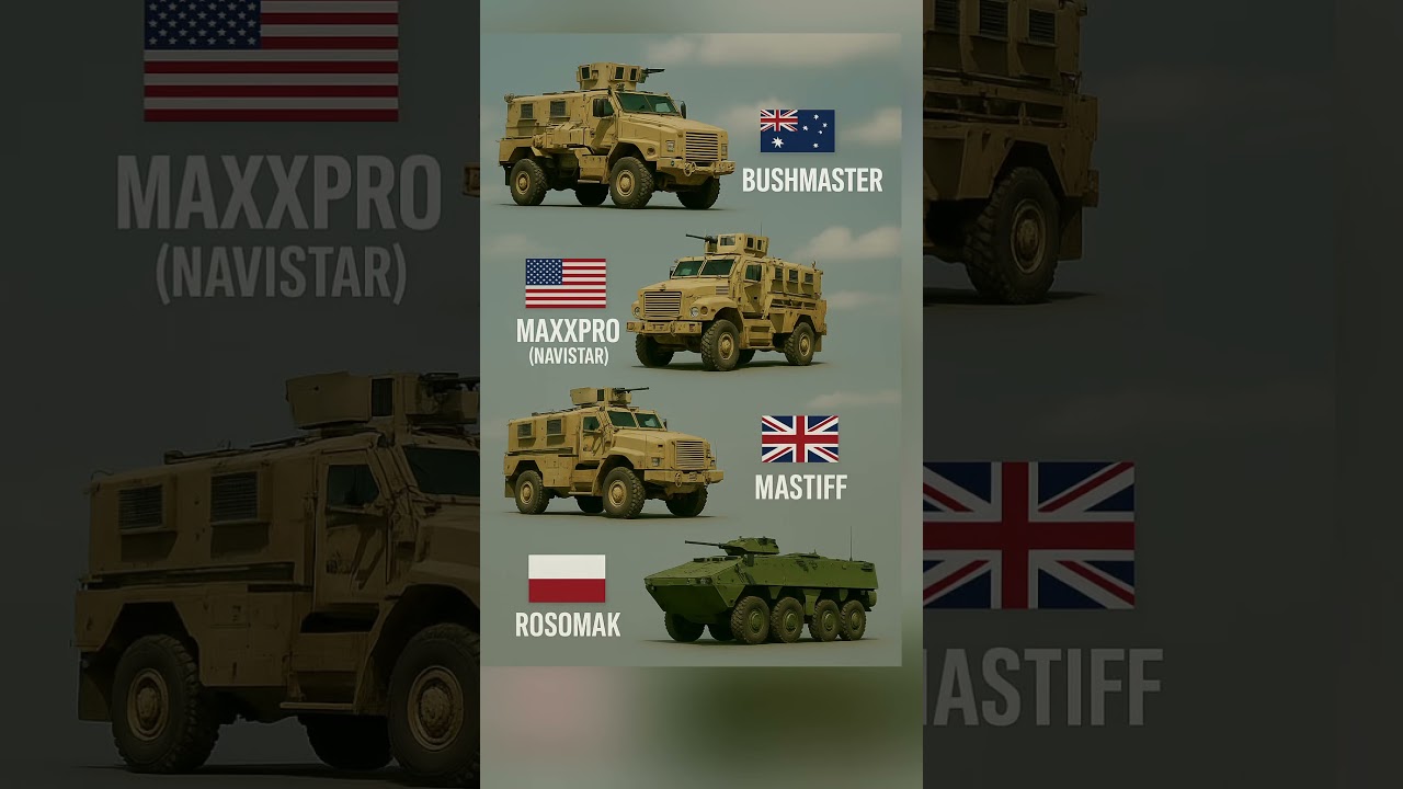 MRAP Face-Off: Australia, USA, UK, Poland