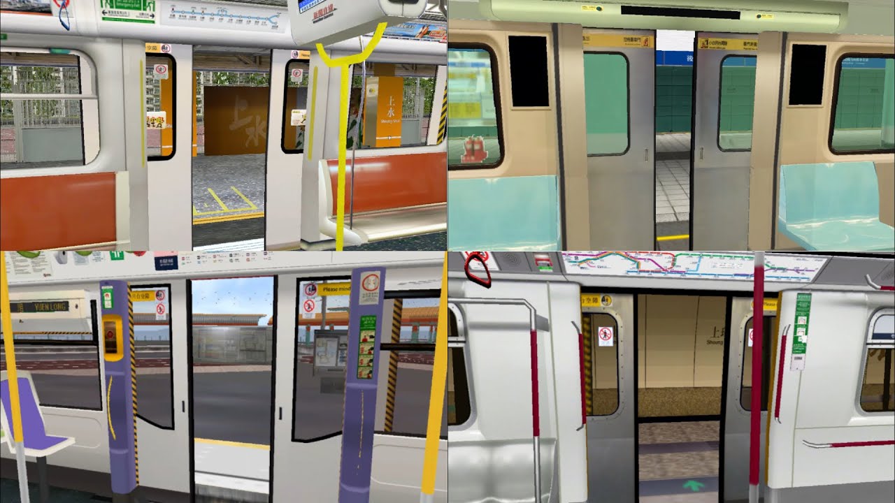[OpenBVE] 港臺列車關門合集 Train Doors Close Compilation part 2