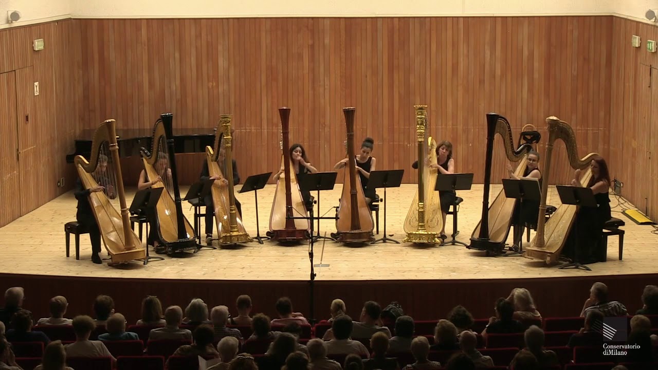 BERNARD GALAIS - Paysages II (harps ensemble - otto arpe - huit harpes - eight harps)
