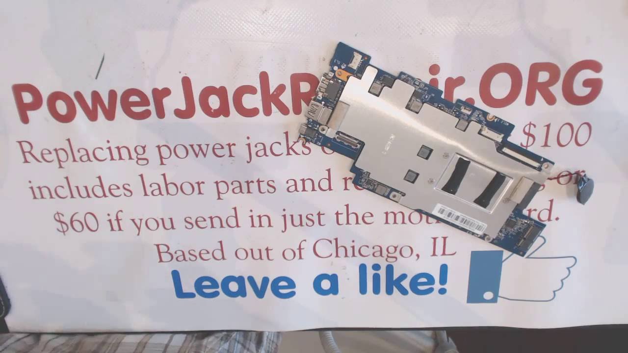 Lenovo ideapad 100s 100s-141br Laptop repair fix power jack problems broken dc socket input port