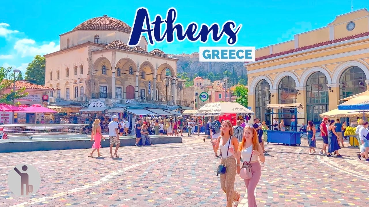 Athens, Greece 🇬🇷 | Walking in the Footsteps of the Gods | 4K Walking Tour