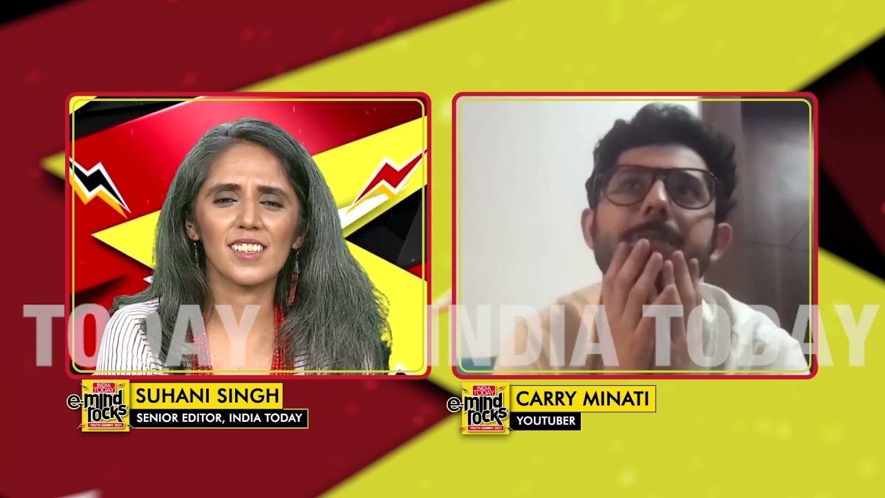 Carry Minati Speaks About His Good News Moment  | India Today e-Mind Rocks 2021