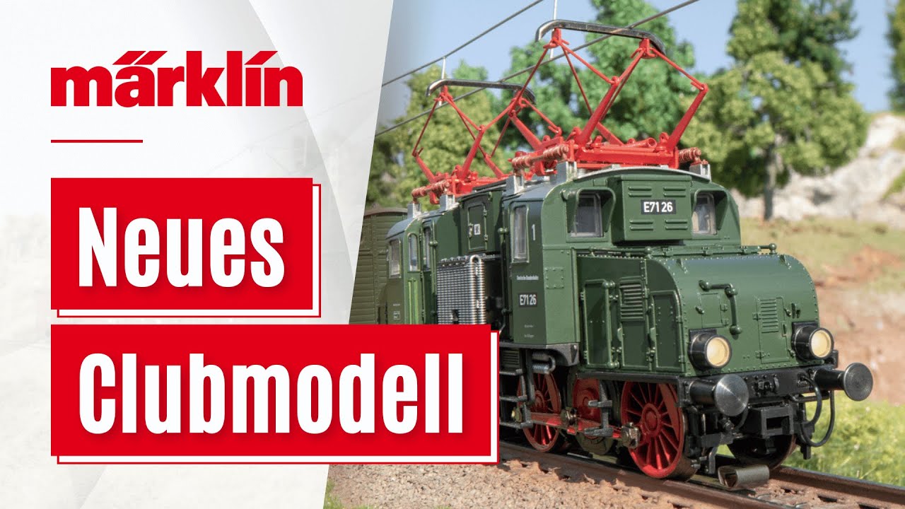 Clubmodell / Elektrolokomotive Baureihe E 71.1 / Bestellschluss verlängert 03. September 2022