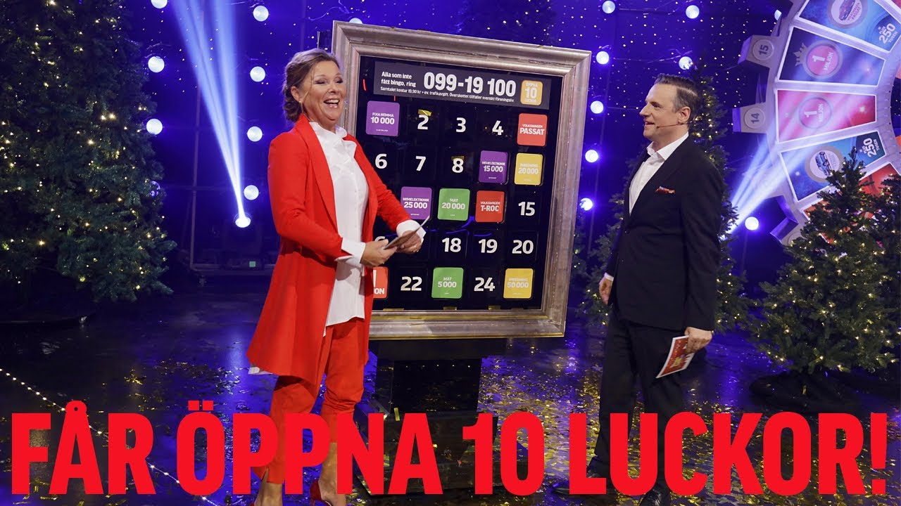 Helene fick öppna 10 luckor i Färgfemman!