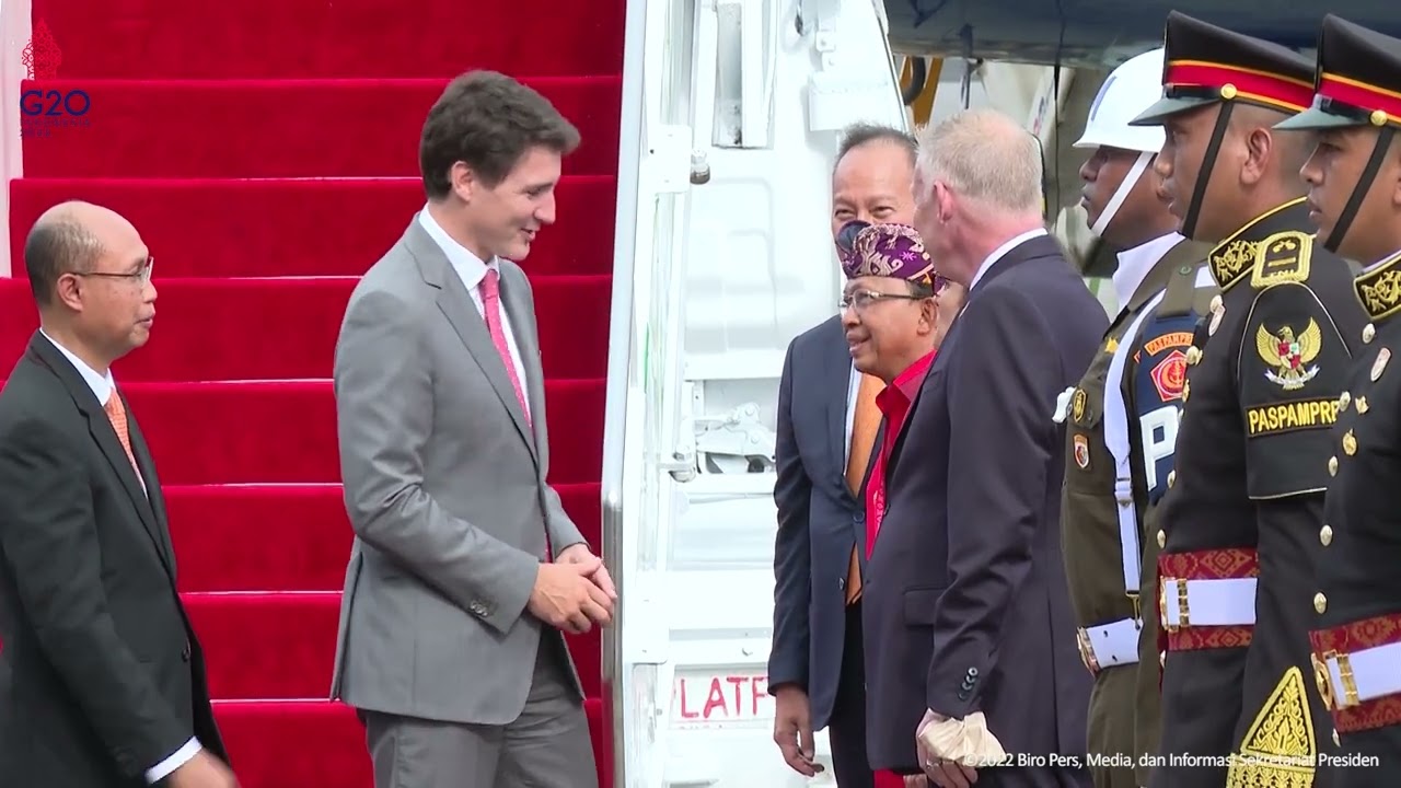 Perdana Menteri Kanada Tiba di Bali untuk Menghadiri KTT G20, 14 November 2022