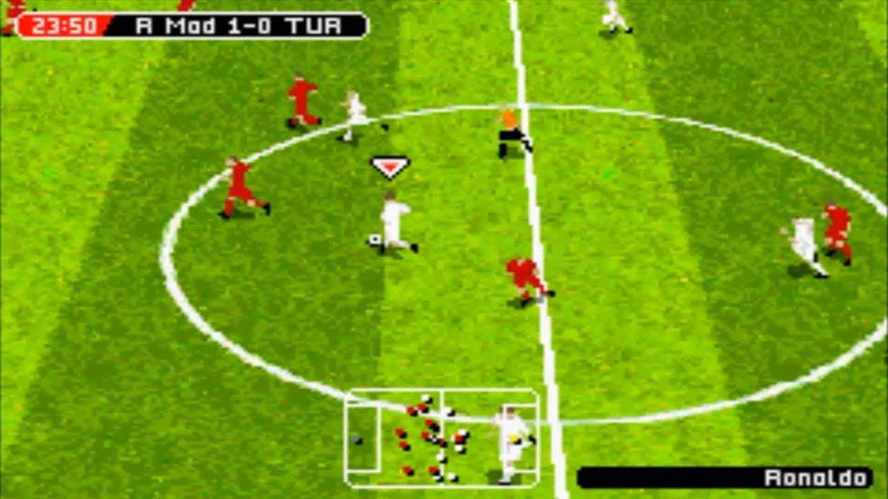 FIFA 2005 (Gameboy Advance Gameplay)