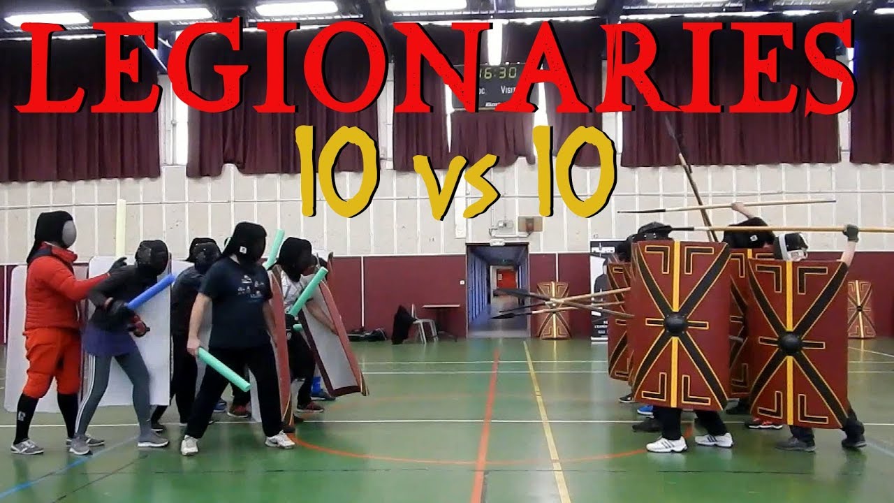 Roman Legionaries 10vs10  Group training - Clermont-Ferrand, December 2017 -  1