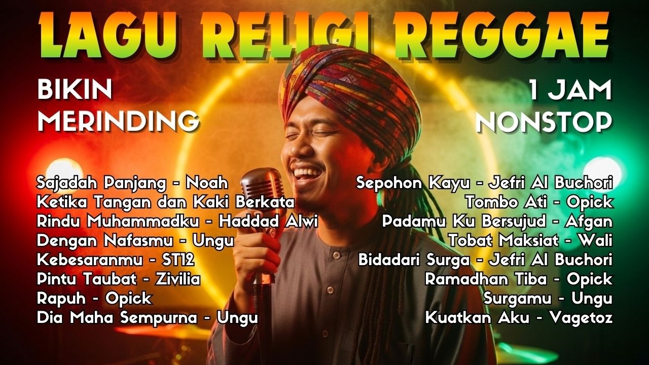 Lagu Religi Reggae – Bikin Merinding! Nonstop Playlist 1 Jam | AI Cover Terbaik 2026
