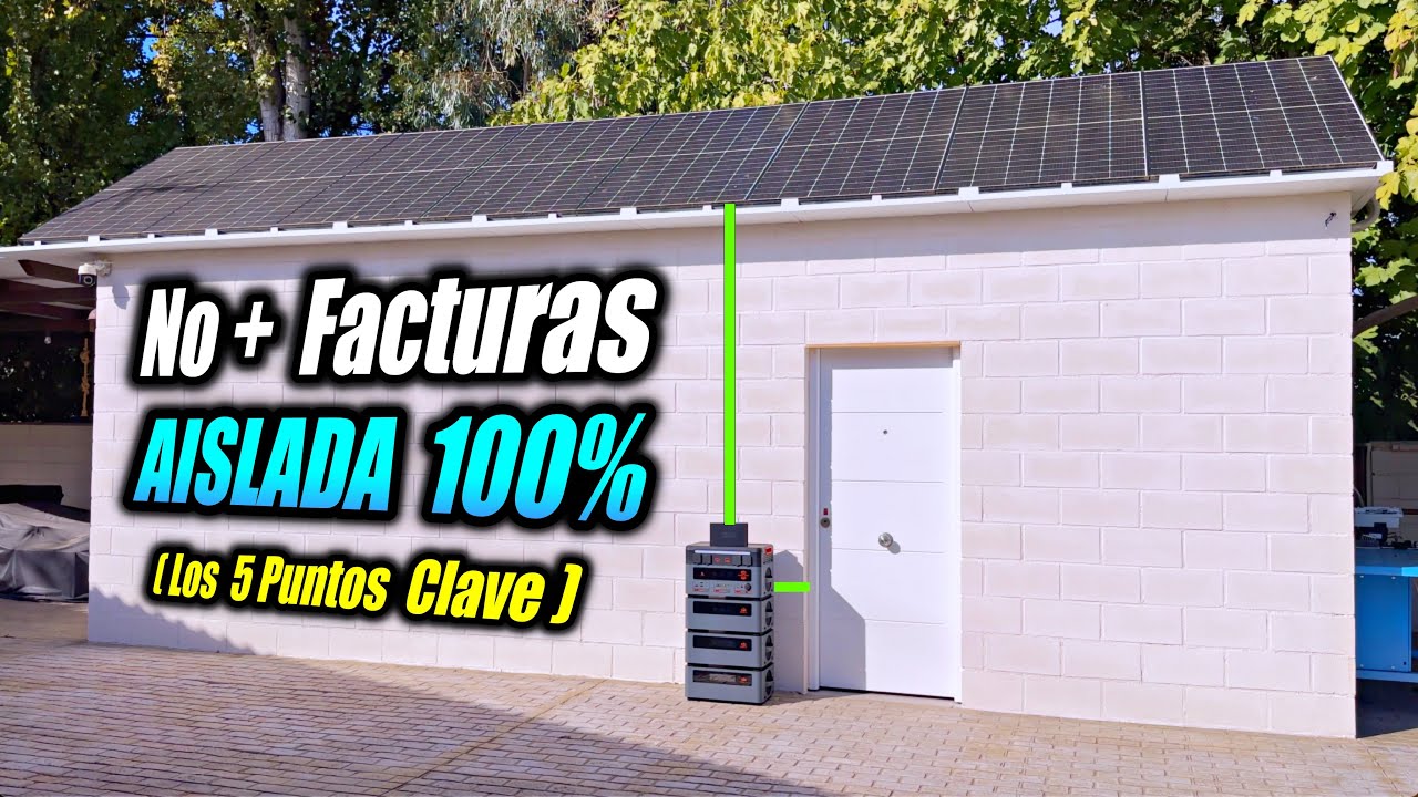Instalación Solar AISLADA 100% para Casa 👉 ( CONOCE ESTO ANTES DE COMPRAR TU EQUIPO )