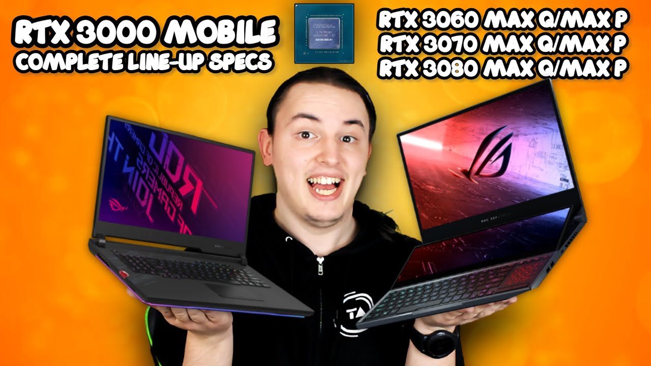 RTX 3000 Mobile line-up specs and pricing (RTX 3060 Mobile, RTX 3070 Mobile, RTX 3080 Mobile)