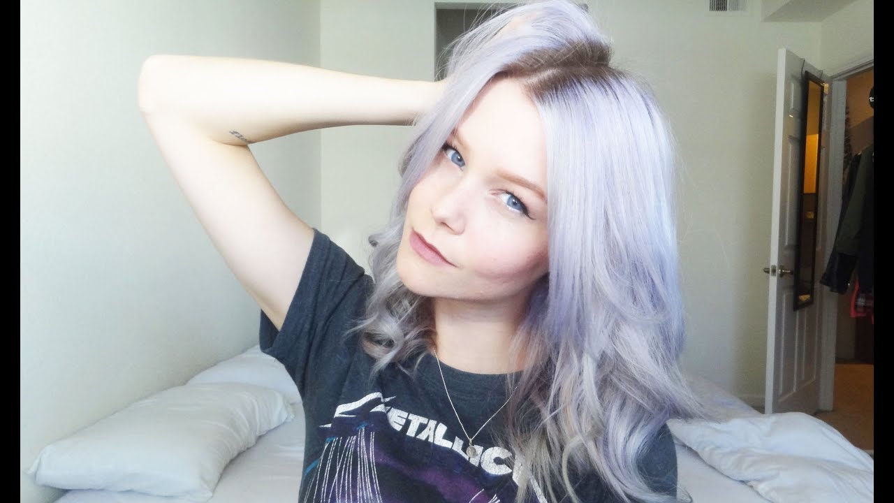 My Makeup Routine for Lavender Hair!