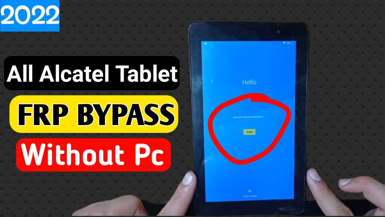 ALL ALCATEL TABLET FRP BYPASS ANDROID 8.0/8.1/9.0/10 / RESET GOOGLE ACCOUNT LOCK WITHOUT PC