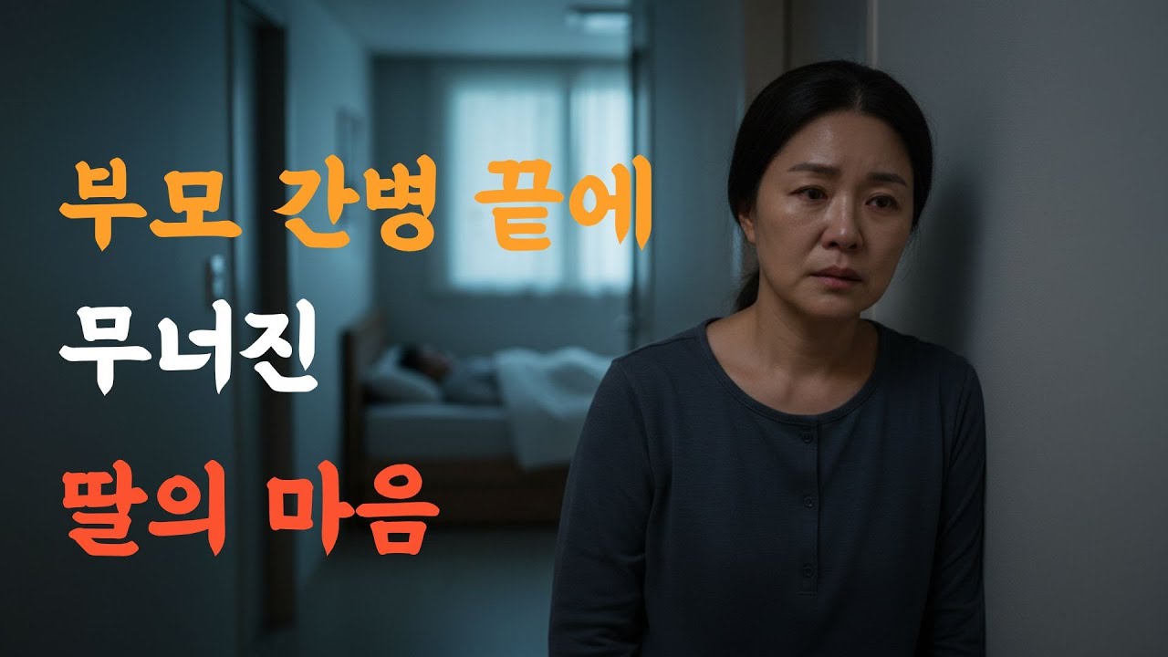 부모 간병 끝에 무너진 딸의 마음