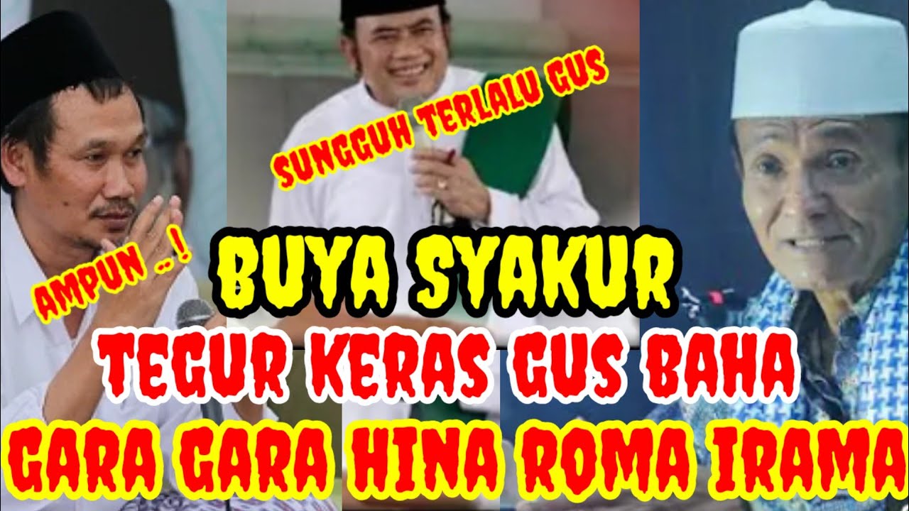 📢 Gus Baha Di Bikin Malu Dengan Ceramah Buya Syakur Yang Satu Ini Karena Telah Menghina Rhoma Irama