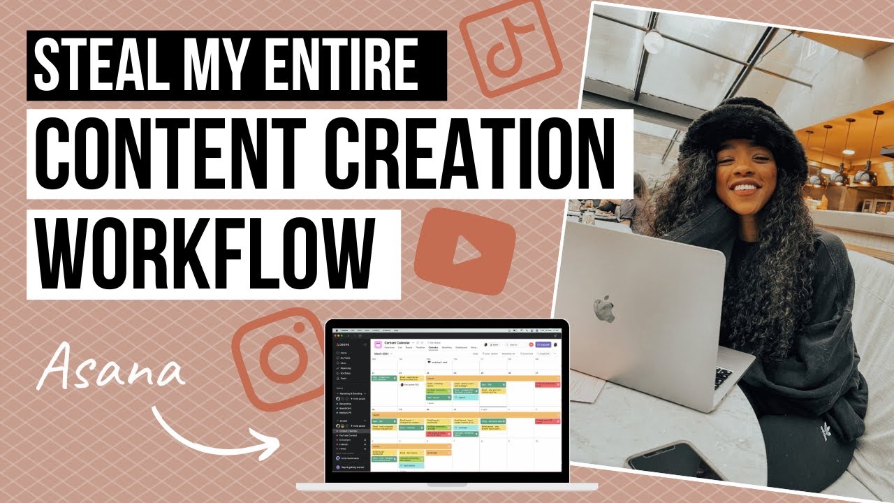 How I plan my content for Instagram YouTube & TikTok | Content creation for social media