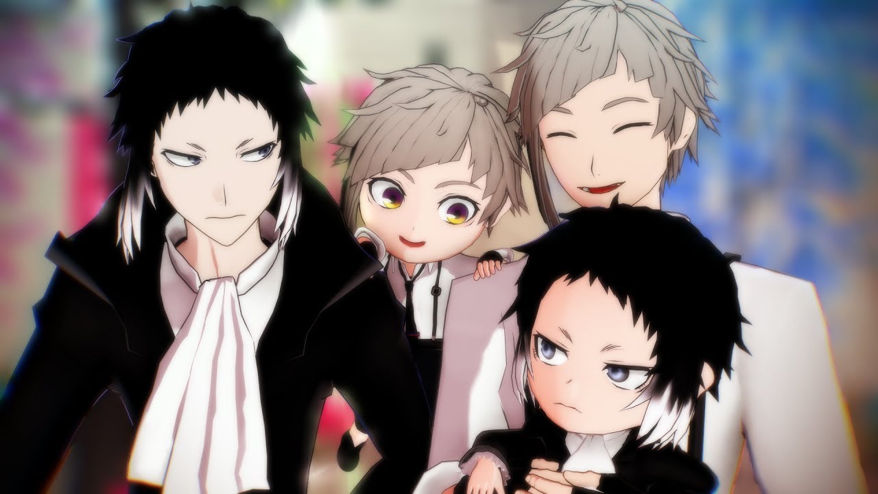 【MMD文スト】ねんどろいど風 詰合【敦・芥・中】