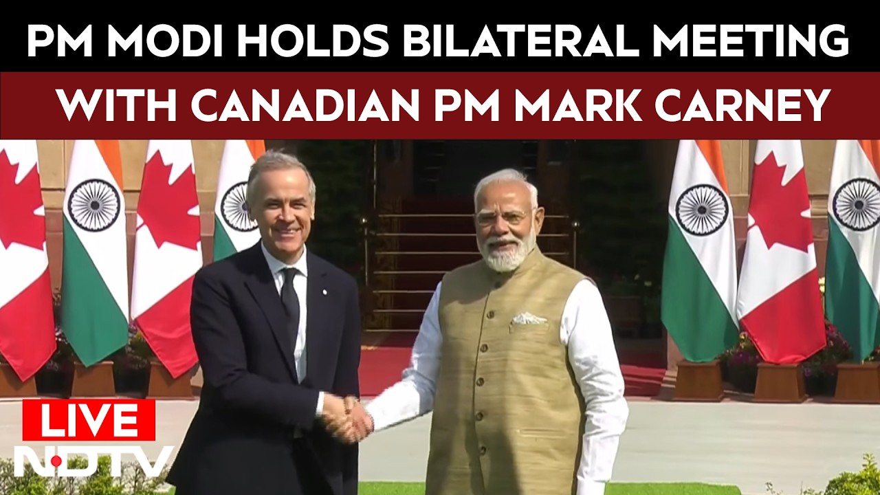 PM Modi Meets Canada PM Carney LIVE | Modi Carney Bilateral Meeting | India Canada Relations