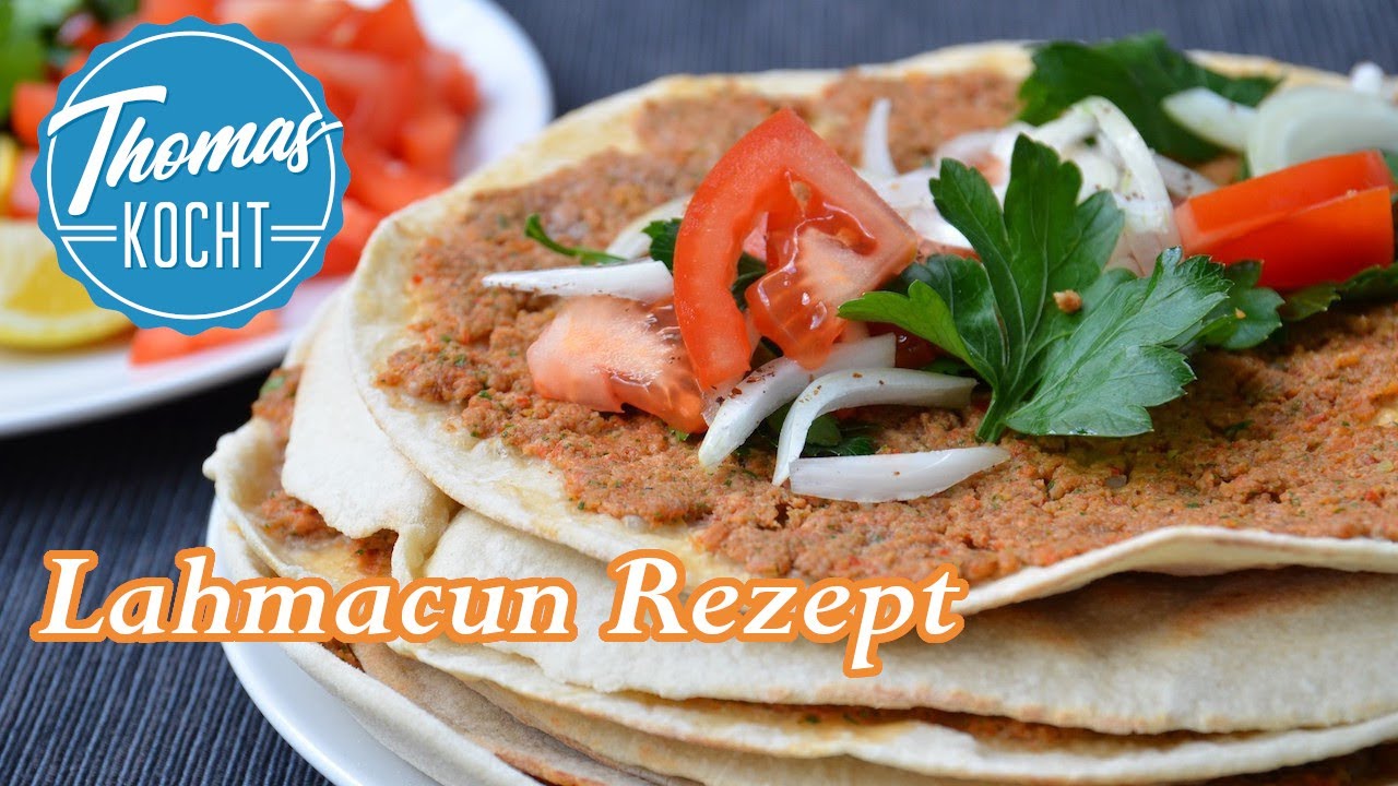 Lahmacun in der Pfanne selber machen - 100 % lecker und gut! / Türkische Pizza
