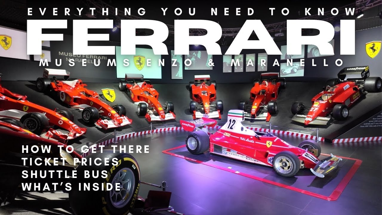 FERRARI Museums in ITALY - Complete Travel Guide + Tour 4K60
