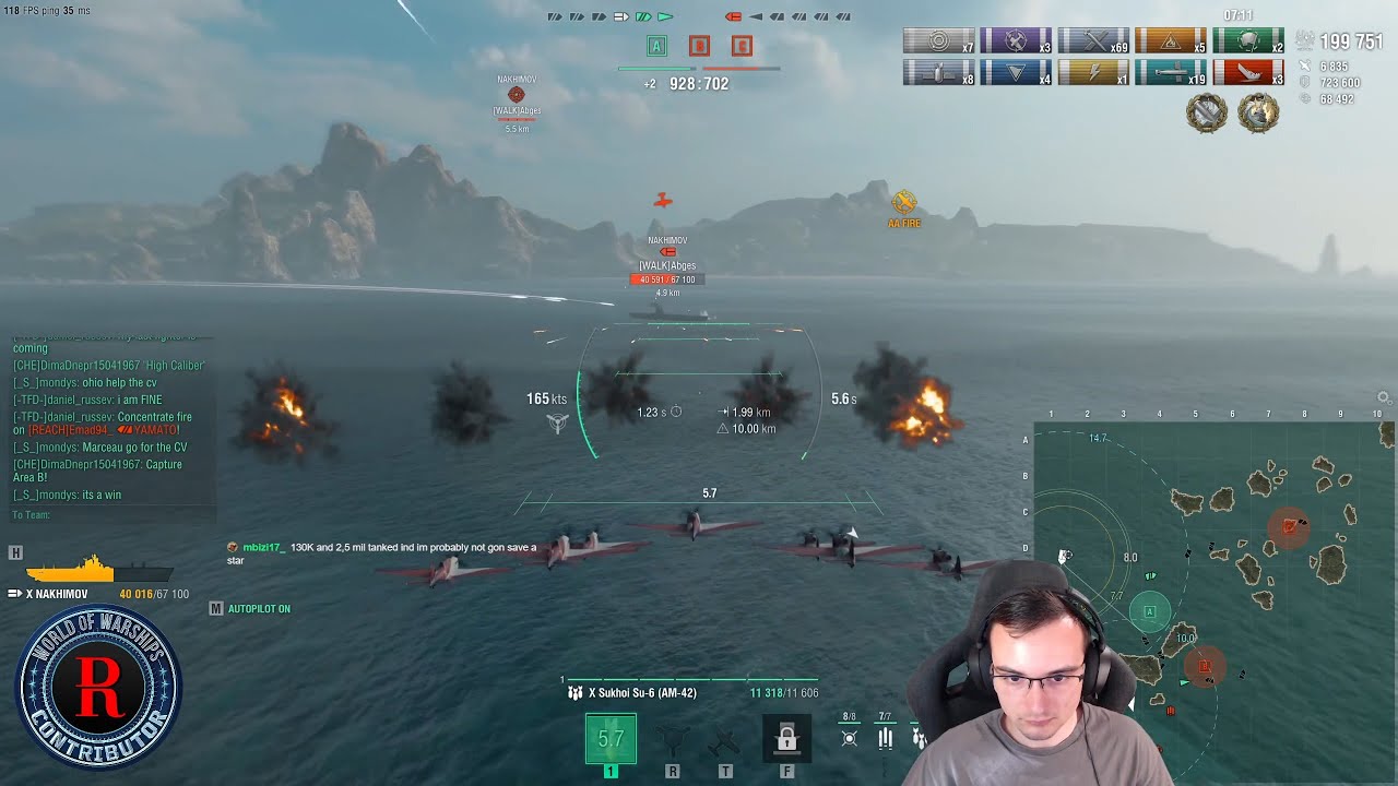 Nakhimov Feasts like a Beast !