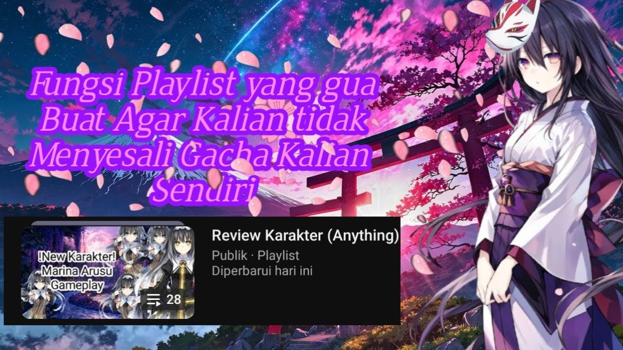 Kalian Ga usah bingung,jika kalian ingin gacha karakter Date a Live lagi