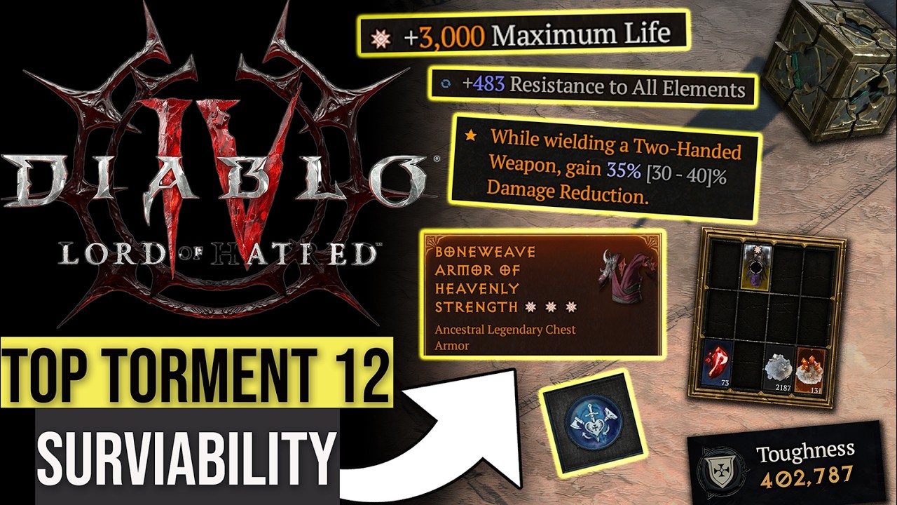 Diablo 4 &mdash; лучшие секреты выживаемости на 12-м уровне истязания