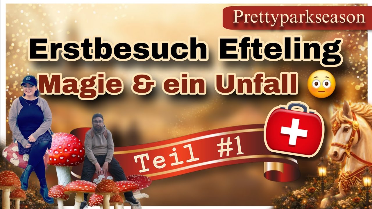 Unser erster Tag im Efteling war perfekt… bis plötzlich alles anders wird 😳 | Teil 1
