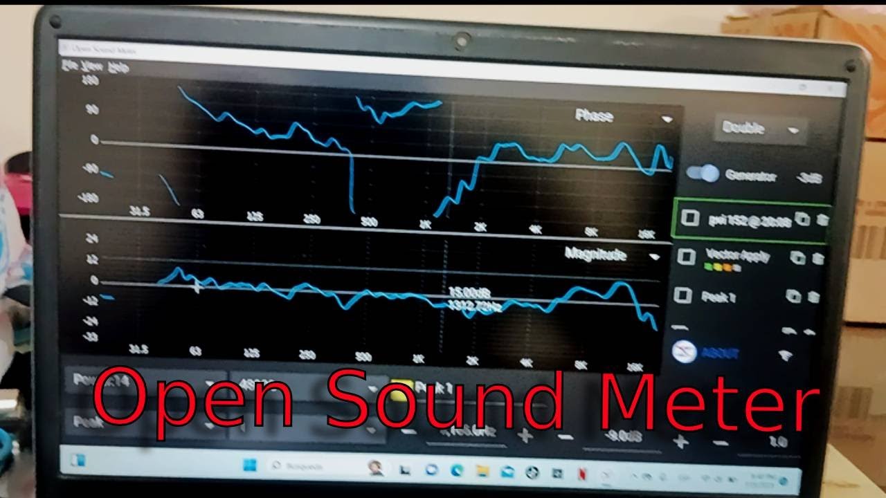 Como usar #OpenSoundMeter!! el software de medicion acustica gratuito!!