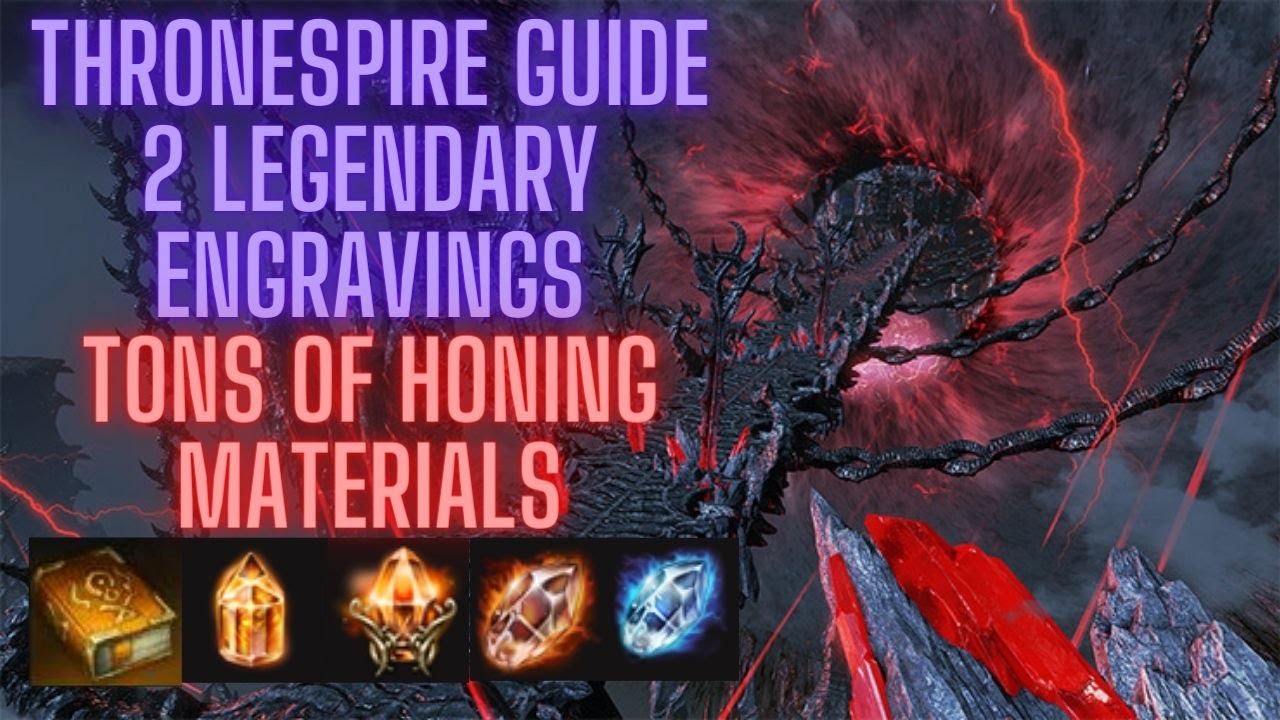 Lost Ark How to Beat Thronespire ~TWO LEGENDARY ENGRAVING BOOKS~