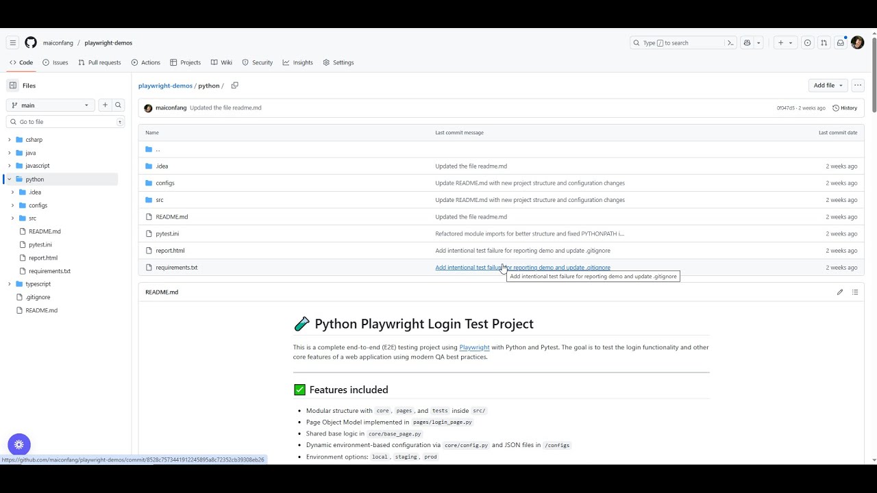 🛠️ Creating a Simple Test Automation Architecture with Playwright and Python