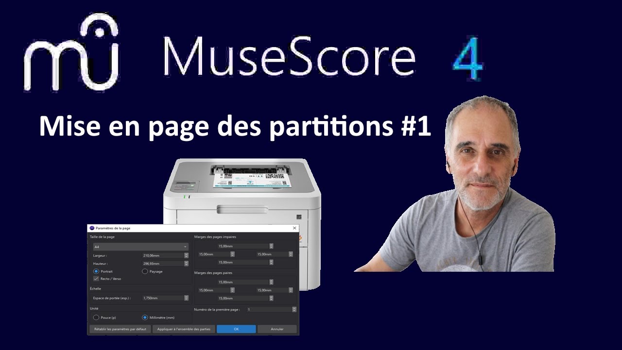 MuseScore 4 la mise en page des partitions