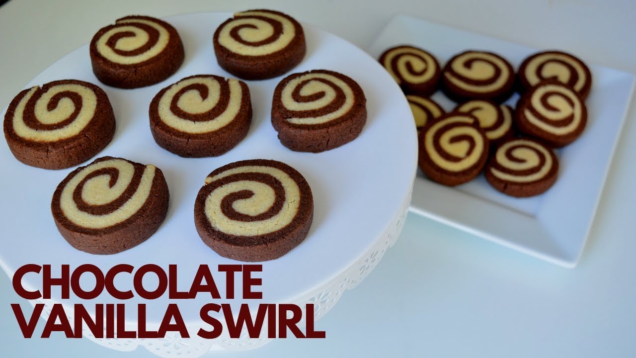 Pinwheel Cookies | Chocolate and Vanilla Swirl by Full kitchen