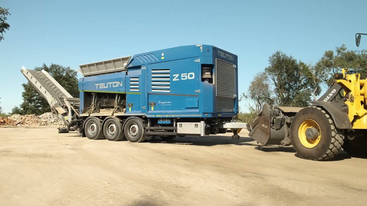 Broyeur de végétaux TEUTON Z50 Eggersmann *BLUE TECH ENVIRONNEMENT