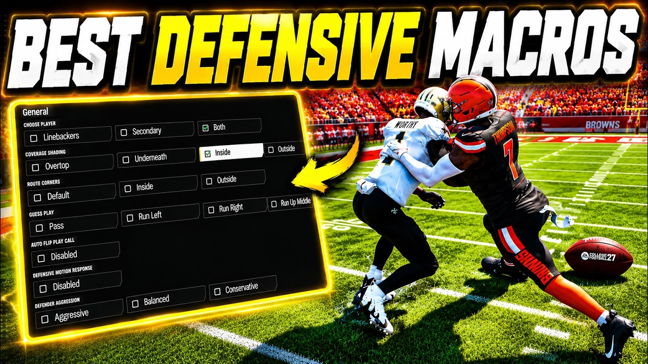 ЛУЧШИЕ защитные макросы и настройки, которые ТЕБЕ НУЖНЫ в MADDEN 27!