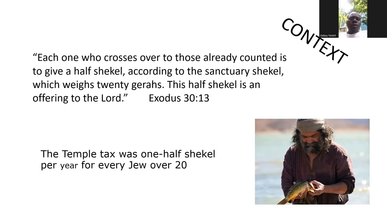 Matt 17 Temple Tax